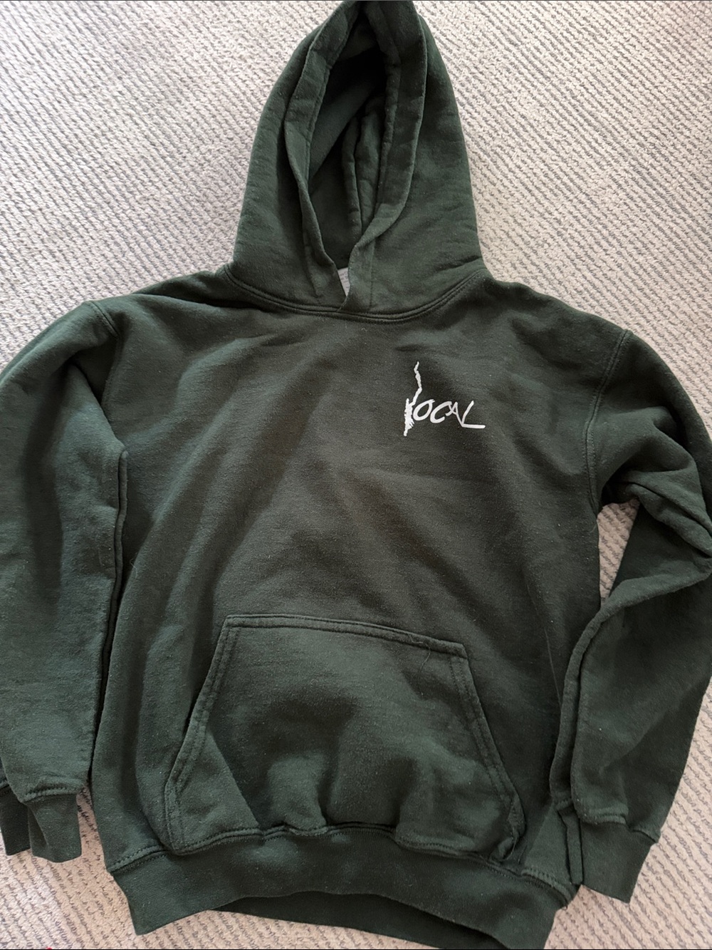 Logo Dark Green Men's Hoodie